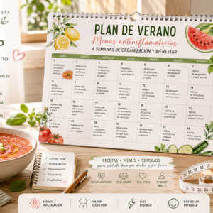 Pack de menús saludables de verano de Rocío Cabrera, nutricionista colegiada